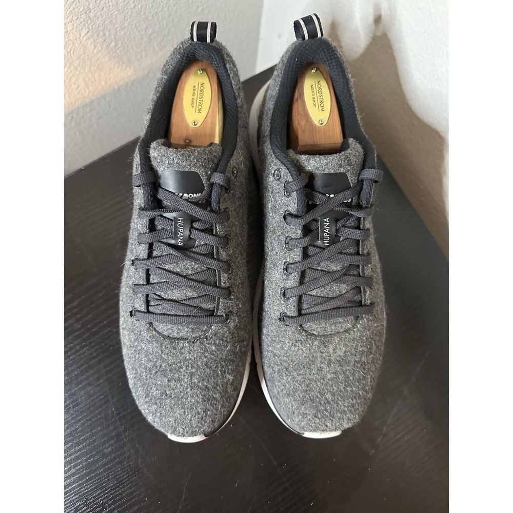 Size 9.5 - Hoka One One Hupana Women's Gray Wool Sneakers Shoes Sneakers - Picture 3 of 9
